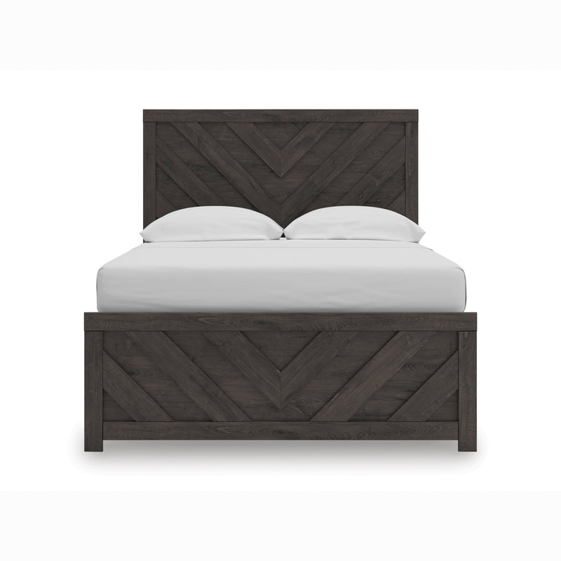 Prendonea Charcoal Full Panel Bed from Ashley - DMV Furniture