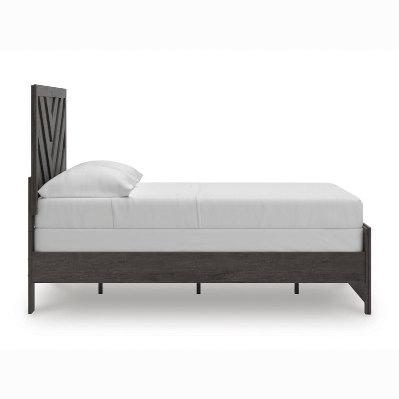 Prendonea Charcoal Full Panel Bed from Ashley - DMV Furniture