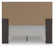 Prendonea Dark Charcoal Queen Panel Bed, Dresser and Nightstand from Ashley - DMV Furniture