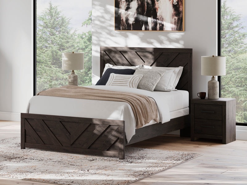 Prendonea Charcoal Panel Bedroom Set from Ashley - DMV Furniture