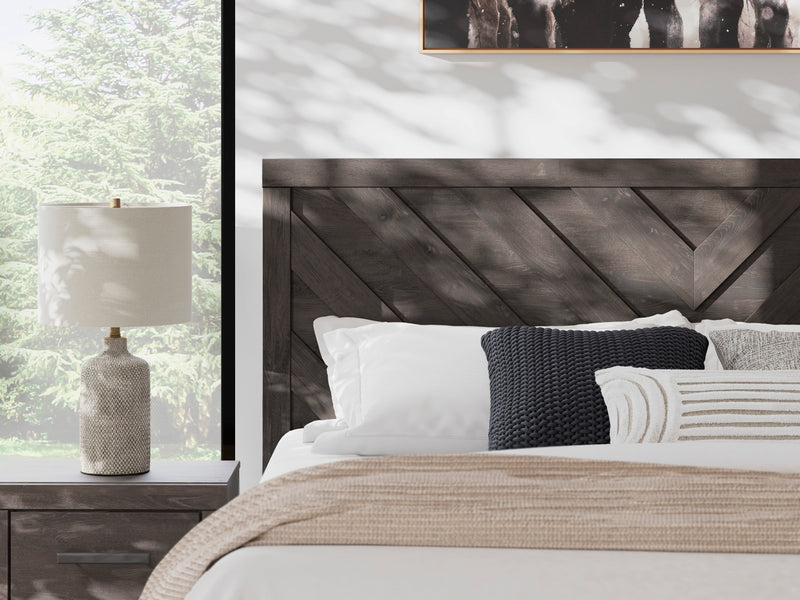 Prendonea Charcoal Panel Bedroom Set from Ashley - DMV Furniture