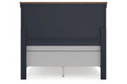 Landocken Brown/Blue Full Panel Bed -  Ashley - DMV Furniture