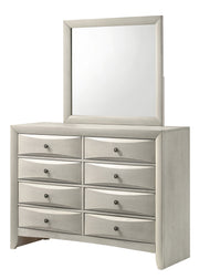 Emily White Bedroom Mirror (Mirror Only) from Crown Mark - DMV Furniture