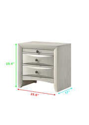 Emily White Nightstand from Crown Mark - DMV Furniture