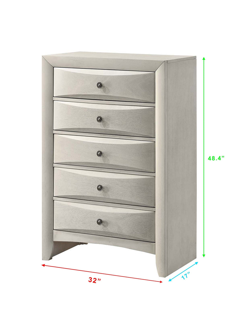 Emily White Chest from Crown Mark - DMV Furniture