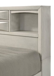 Emily White King Storage Platform Bed from Crown Mark - DMV Furniture