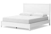 Binterglen White California King Panel Bed -  Ashley - DMV Furniture
