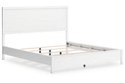 Binterglen White California King Panel Bed -  Ashley - DMV Furniture