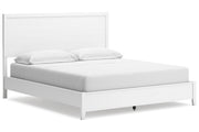 Binterglen White California King Panel Bed -  Ashley - DMV Furniture