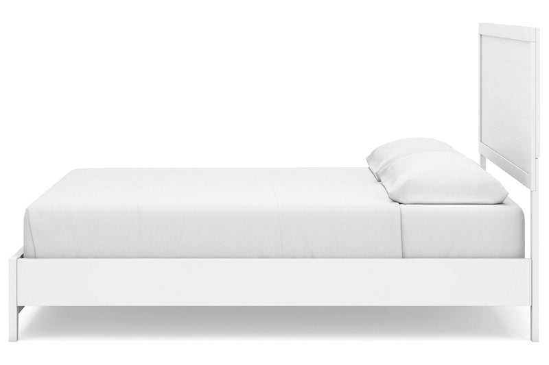 Binterglen White California King Panel Bed -  Ashley - DMV Furniture