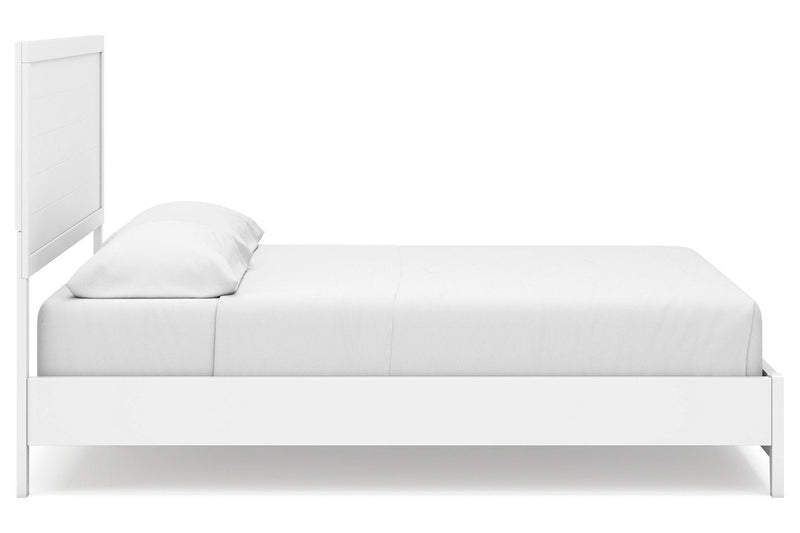 Binterglen White California King Panel Bed -  Ashley - DMV Furniture