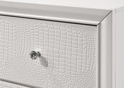 Lyssa Oat and Frost LED Upholstered Panel Youth Bedroom Set from Crown Mark - DMV Furniture