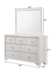 Lyssa Oat and Frost LED Upholstered Panel Youth Bedroom Set from Crown Mark - DMV Furniture