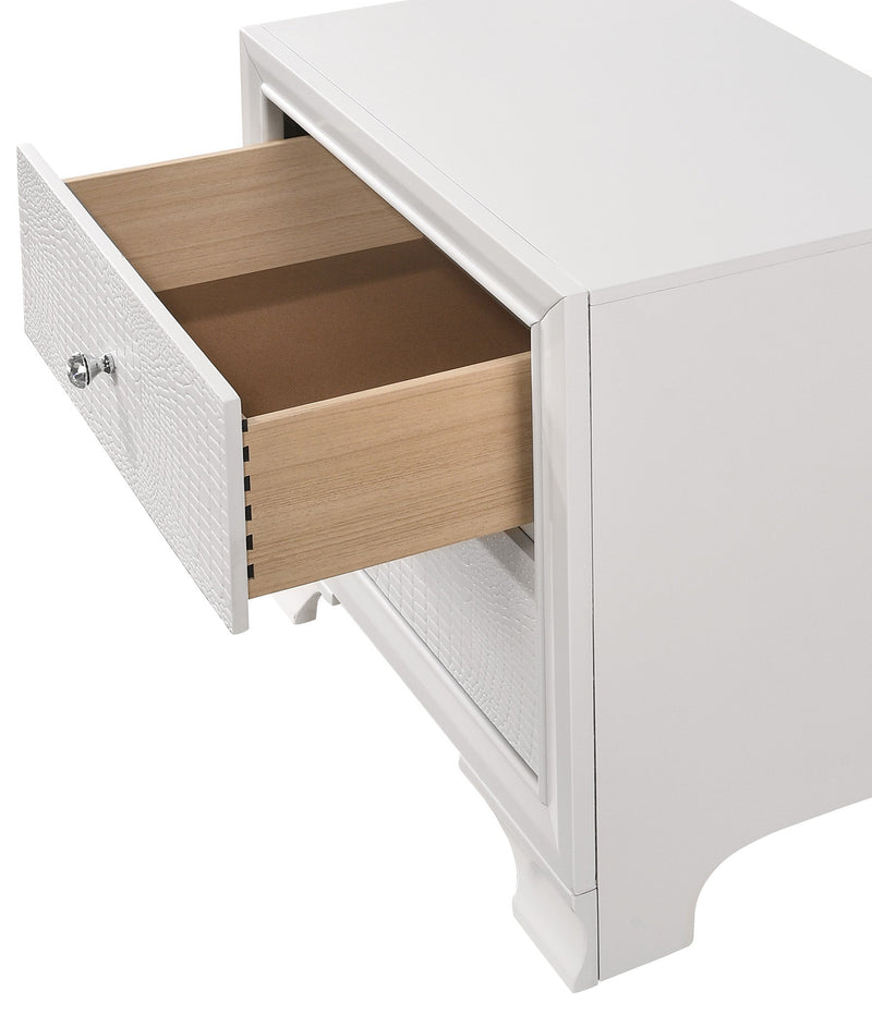 Lyssa Oat and Frost LED Upholstered Panel Youth Bedroom Set from Crown Mark - DMV Furniture