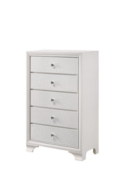 Lyssa Oat and Frost LED Upholstered Panel Youth Bedroom Set from Crown Mark - DMV Furniture