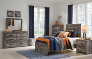 Wynnlow Gray Crossbuck Panel Youth Bedroom Set from Ashley - DMV Furniture