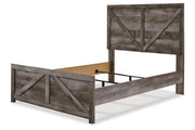 Wynnlow Gray Full Crossbuck Panel Bed from Ashley - DMV Furniture