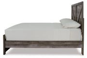 Wynnlow Gray Full Crossbuck Panel Bed from Ashley - DMV Furniture