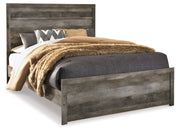 Wynnlow Gray Queen Panel Bed and Nightstand from Ashley - DMV Furniture