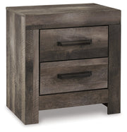 Wynnlow Gray Queen Panel Bed and Nightstand from Ashley - DMV Furniture