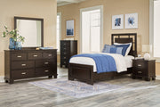 Covetown Dark Brown Dresser and Mirror -  Ashley - DMV Furniture