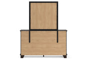 Covetown Dark Brown Dresser and Mirror -  Ashley - DMV Furniture