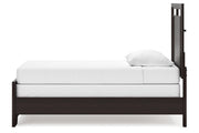 Covetown Dark Brown Twin Panel Bed -  Ashley - DMV Furniture