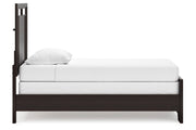 Covetown Dark Brown Twin Panel Bed -  Ashley - DMV Furniture