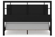 Covetown Dark Brown California King Panel Bed -  Ashley - DMV Furniture