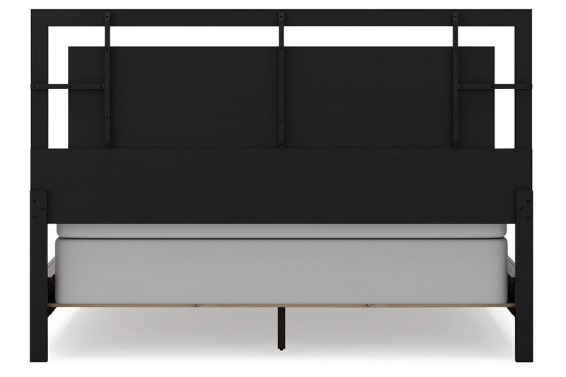 Covetown Dark Brown California King Panel Bed -  Ashley - DMV Furniture