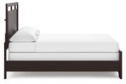 Covetown Dark Brown California King Panel Bed -  Ashley - DMV Furniture