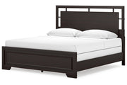Covetown Dark Brown King Panel Bed -  Ashley - DMV Furniture