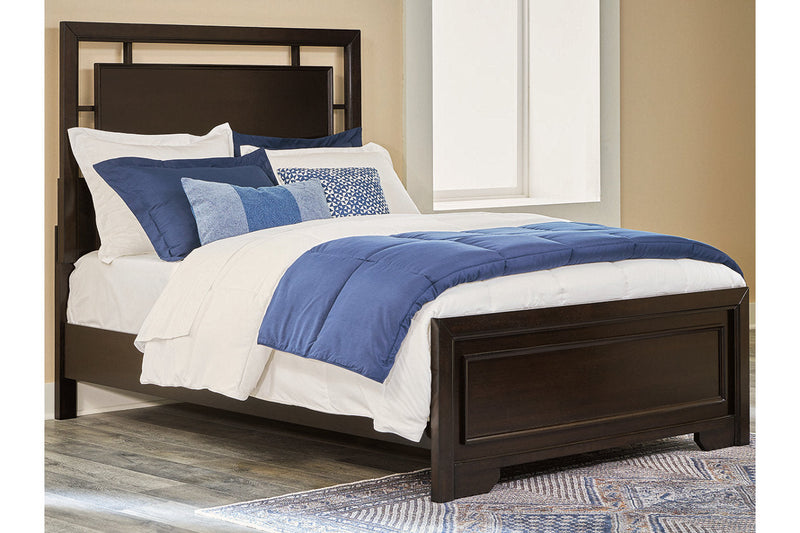 Covetown Dark Brown Full Panel Bed -  Ashley - DMV Furniture