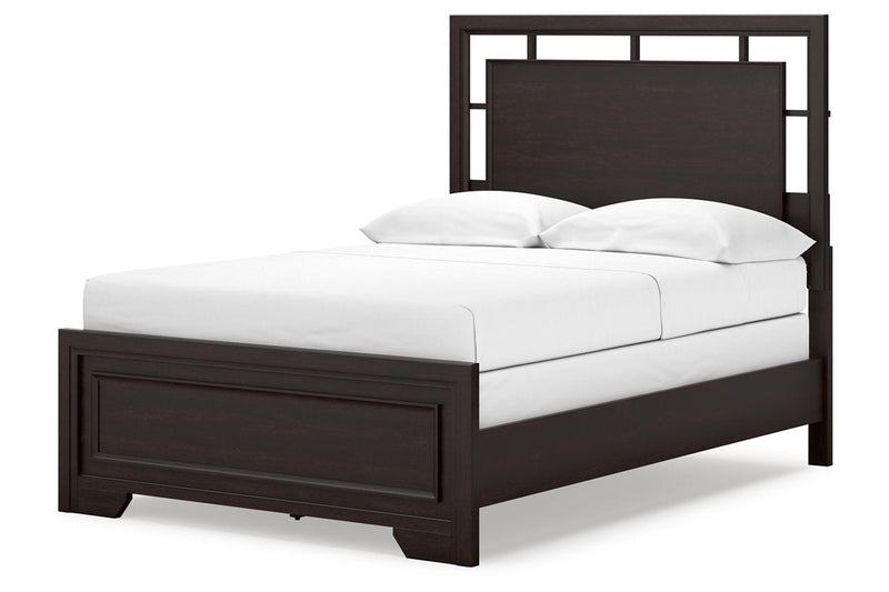 Covetown Dark Brown Full Panel Bed -  Ashley - DMV Furniture