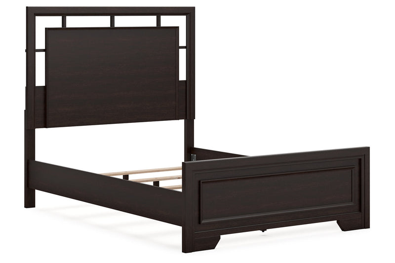 Covetown Dark Brown Full Panel Bed -  Ashley - DMV Furniture