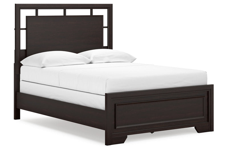 Covetown Dark Brown Full Panel Bed -  Ashley - DMV Furniture