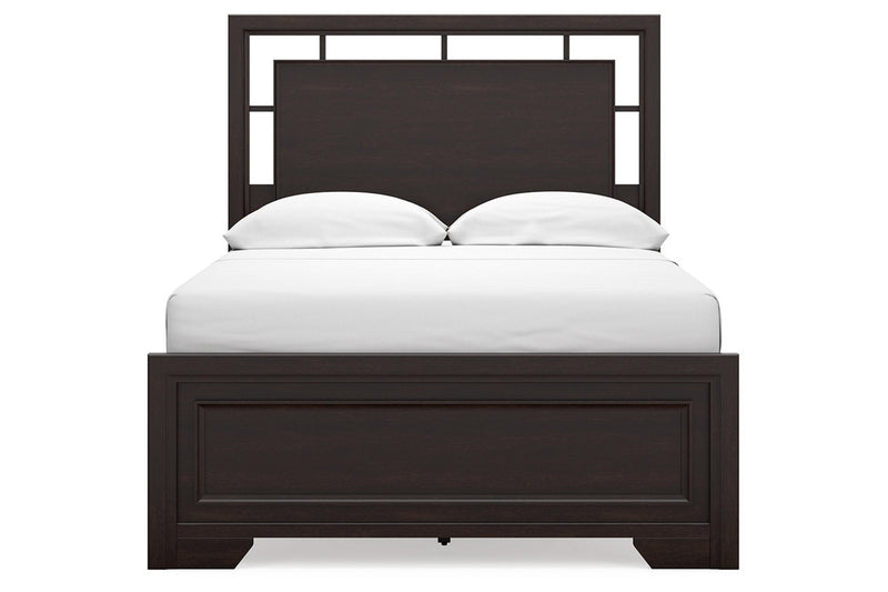 Covetown Dark Brown Full Panel Bed -  Ashley - DMV Furniture