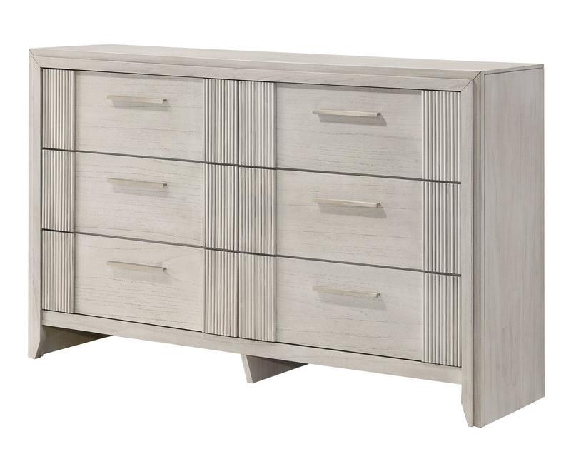Carlton White Mist Upholstered Bedroom Set from Crown Mark - DMV Furniture