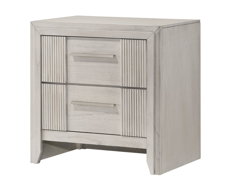 Carlton White Mist Nightstand from Crown Mark - DMV Furniture