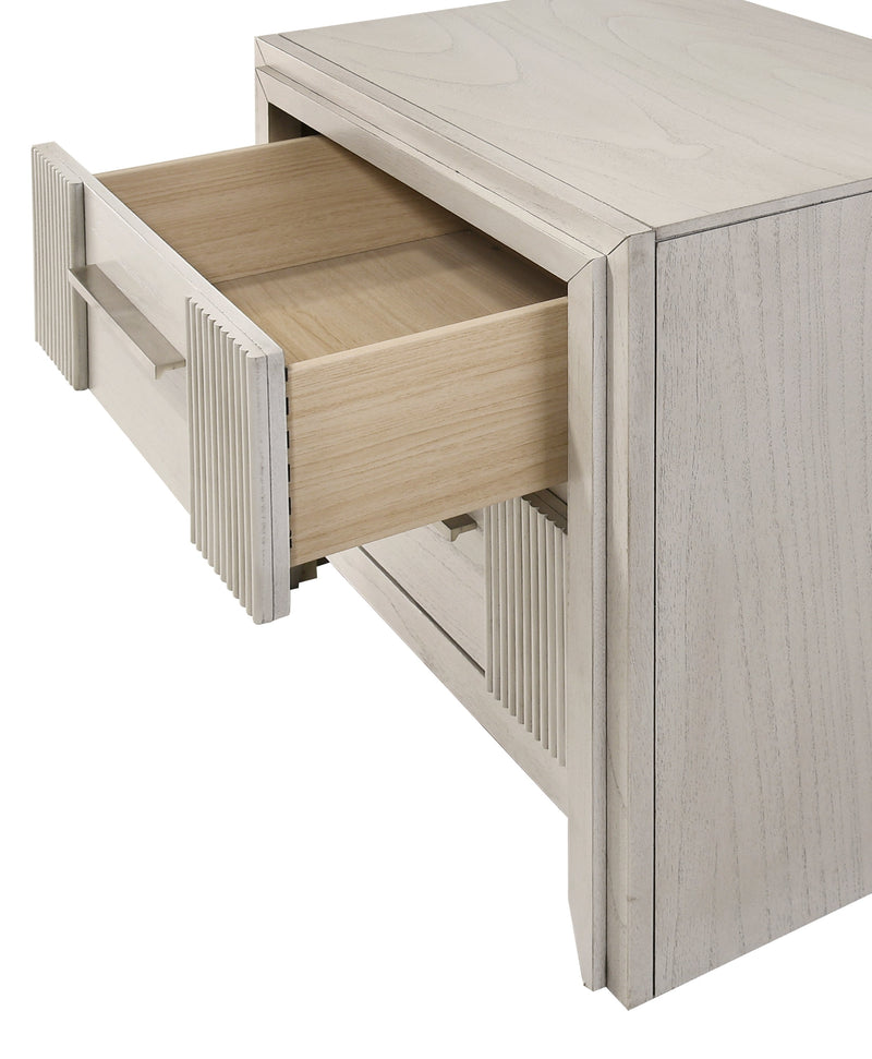 Carlton White Mist Nightstand from Crown Mark - DMV Furniture