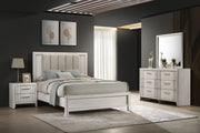 Carlton White Mist Upholstered Bedroom Set from Crown Mark - DMV Furniture