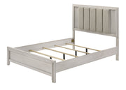 Carlton White Mist Upholstered King Bed from Crown Mark - DMV Furniture