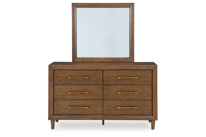 Lyncott Brown Dresser and Mirror -  Ashley - DMV Furniture
