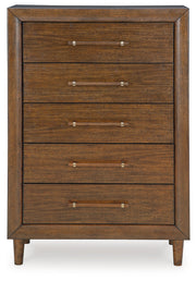 Lyncott Brown King Upholstered Bed, Chest and Nightstand from Ashley - DMV Furniture
