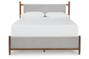 Lyncott Brown California King Upholstered Bed from Ashley - DMV Furniture