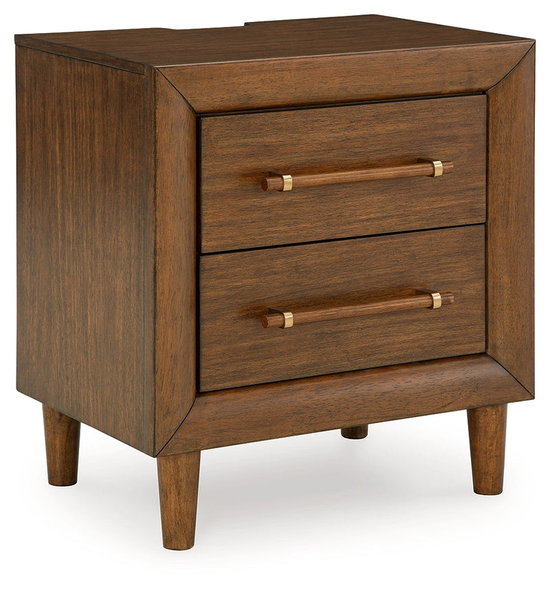 Lyncott Brown King Upholstered Bed, Chest and Nightstand from Ashley - DMV Furniture