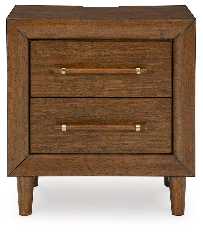 Lyncott Brown King Upholstered Bed, Chest and Nightstand from Ashley - DMV Furniture