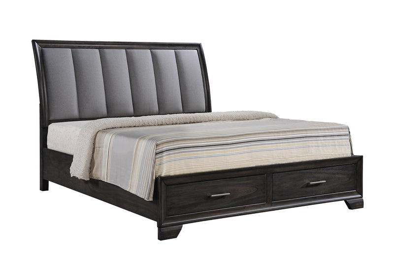Jaymes Gray Storage Platform Bedroom Set from Crown Mark - DMV Furniture