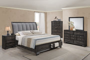Jaymes Gray Storage Platform Bedroom Set from Crown Mark - DMV Furniture