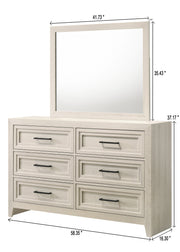 Lorraine Antique White Panel Bedroom Set from Crown Mark - DMV Furniture